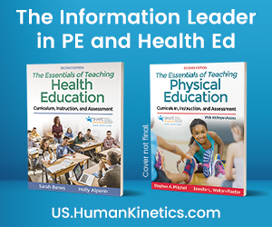 Advertisement Human Kinetics the Information Leader in PE and Health Ed